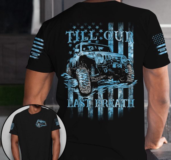Jeep Couple All Over T-Shirts Jeep From Our First Kiss Till Our Last Breath - Image 2