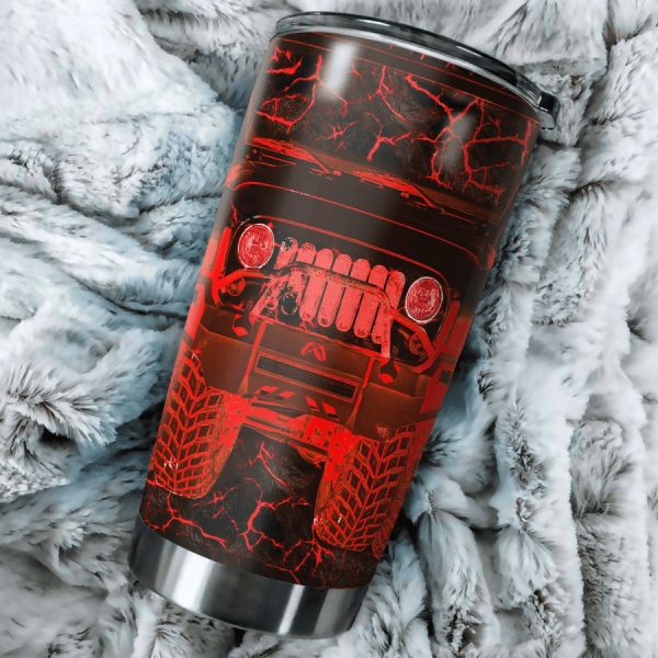 Personalized Jeep Stainless Steel Tumbler - Image 3