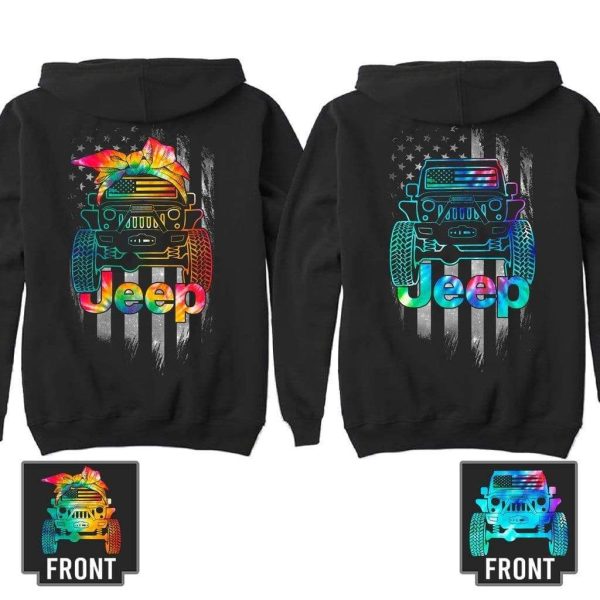 Jeep Couple Hoodie - Image 2