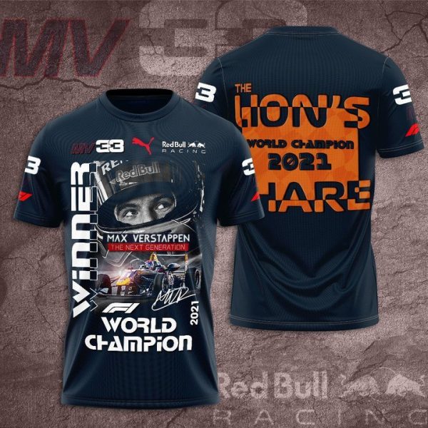 Max Verstappen F1 Redbull World Champion 3D Shirt, Hoodie - Hot Sale 2025 - Image 3