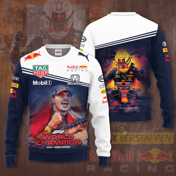 Max Verstappen World Champion Redbull 3D Shirt, Hoodie - Hot Sale 2025 - Image 4