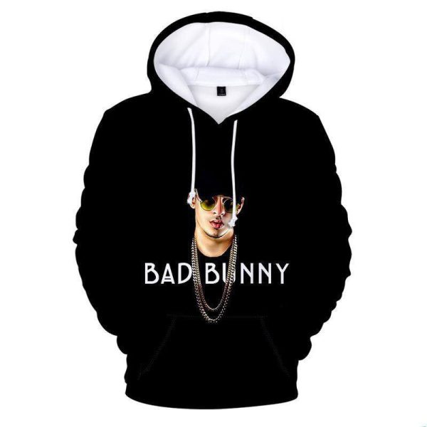 3D Hoodie Bad Bunny Sweatshirt Tshirt Limited Edition 2025