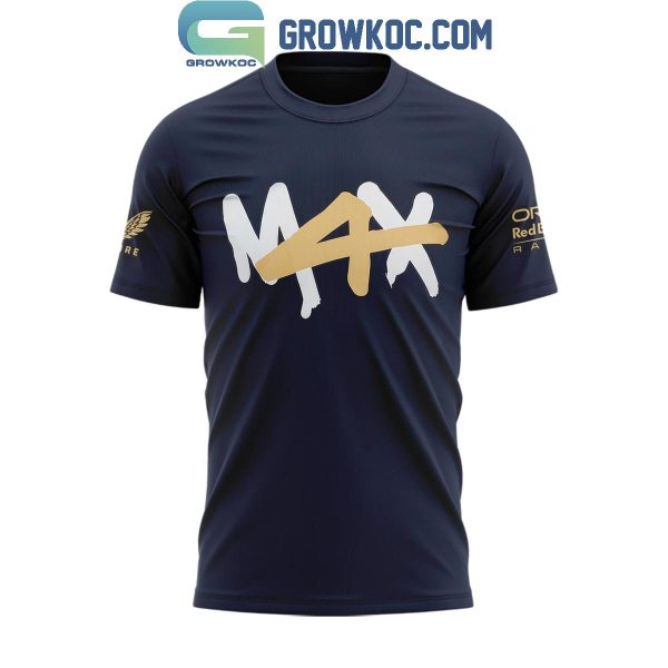 Red Bull Racing Max Verstappen 4 Times World Champions 2024 Hoodie T-Shirt - Image 2