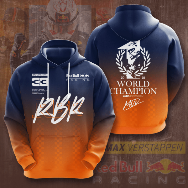 Redbull Racing F1 World Champion Max Verstappen 3D Shirt, Hoodie - Hot Sale 2025 - Image 2