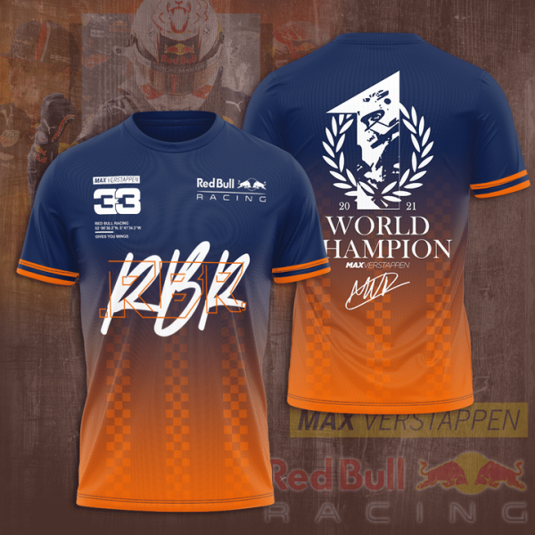 Redbull Racing F1 World Champion Max Verstappen 3D Shirt, Hoodie - Hot Sale 2025 - Image 3