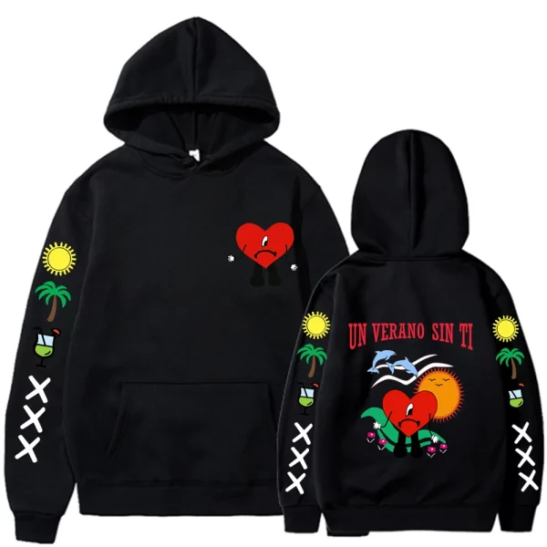 3D Hoodie Bad Bunny Sweatshirt Tshirt Limited Edition 2025