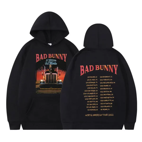 3D Hoodie Bad Bunny Sweatshirt Tshirt New Album Cover