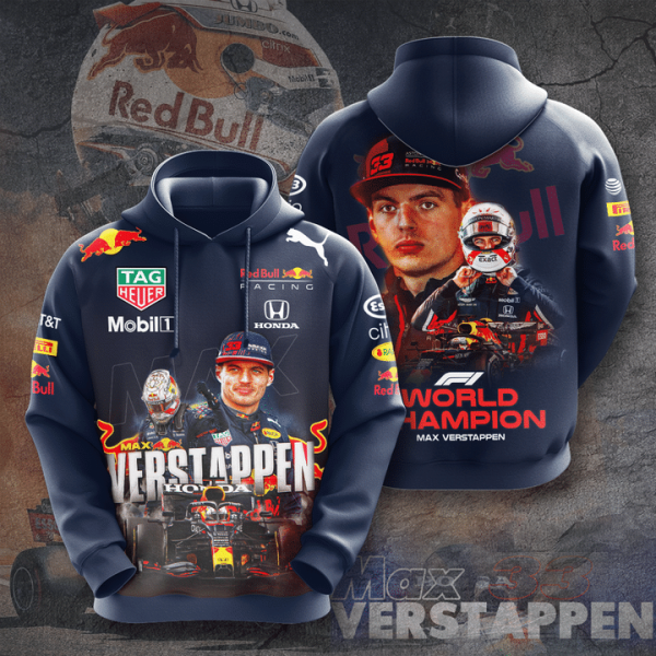 World Champion Max Verstappen F1 Redbull Honda 3D Shirt, Hoodie - Hot Sale 2025 - Image 2