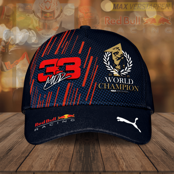 World Champion Max Verstappen Redbull Racing 33 Cap - Hot Sale 2025