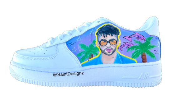 Bad Bunny Air Force 1 Custom - Image 3