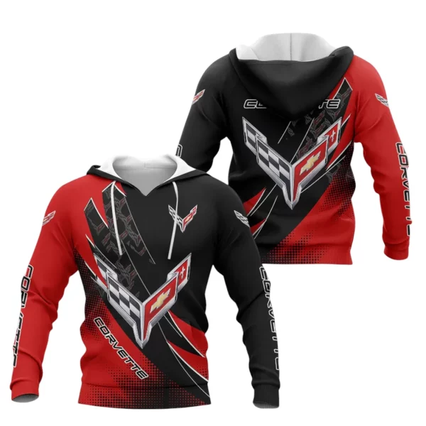 Corvette Limited 2025 Pullover Hoodie All Over Print Gift For Cars Fans, Custom Name