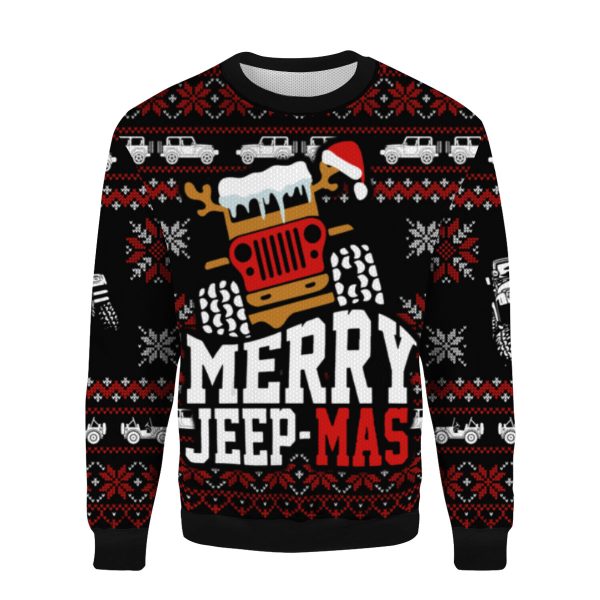 Limited 2025 Jeep Mas Christmas ugly Christmas sweater - Image 2