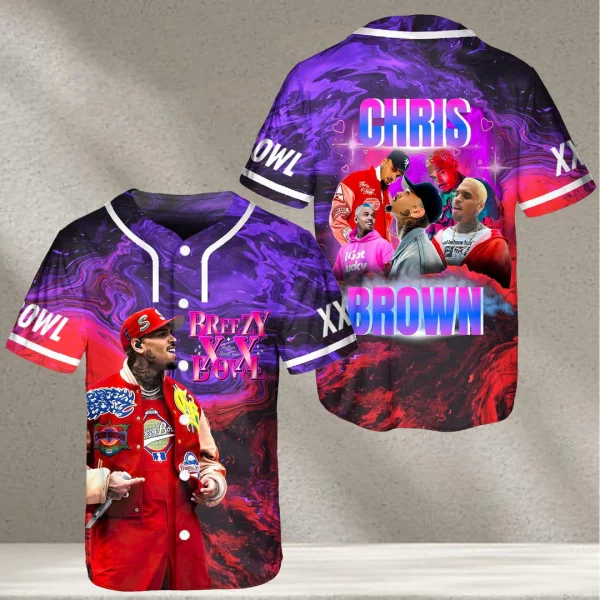 Chris Brown Breezy Bowl XX Baseball Jersey