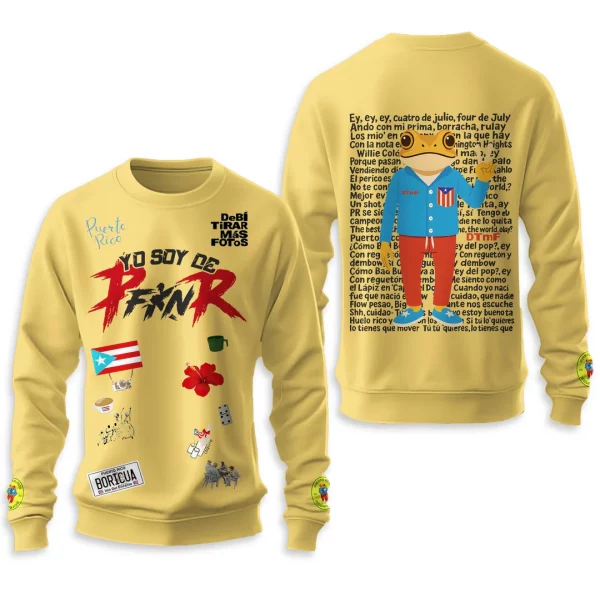 Bad Bunny Puerto Rico Unisex T-shirt Sweater Hoodie