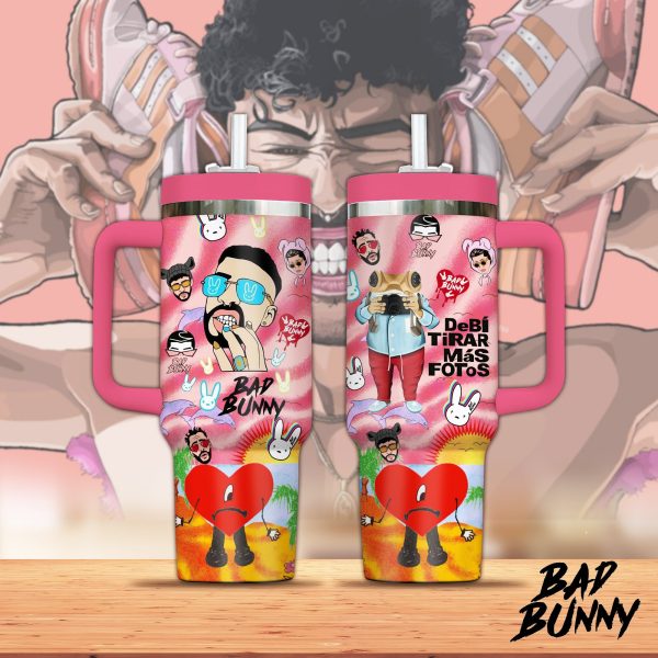 Bad Bunny Stanley Tumbler Cup 40oz With Handle