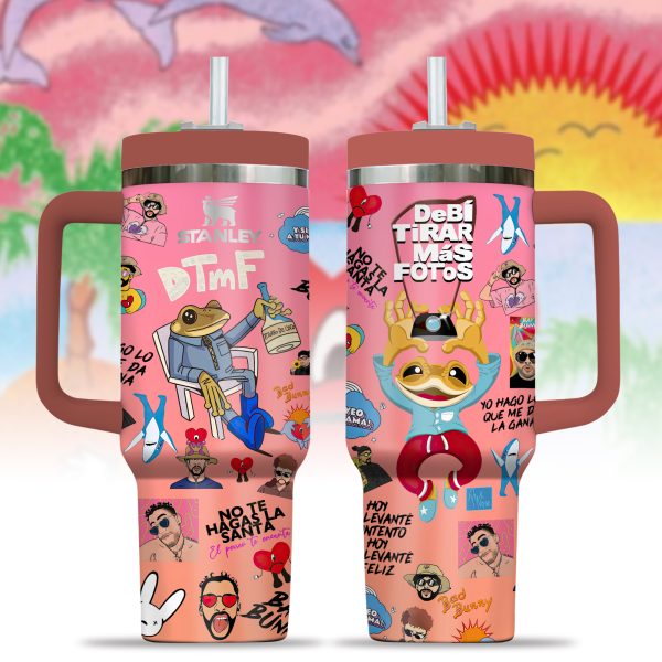 Bad Bunny Stanley Tumbler Cup 40oz With Handle