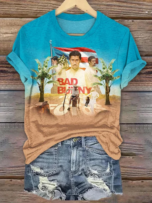 Bad Bunny Puerto Rico Unisex T-shirt Sweater Hoodie
