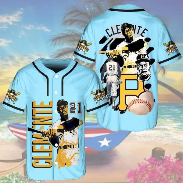 Roberto Clemente Puerto Rican Baseball Jersey