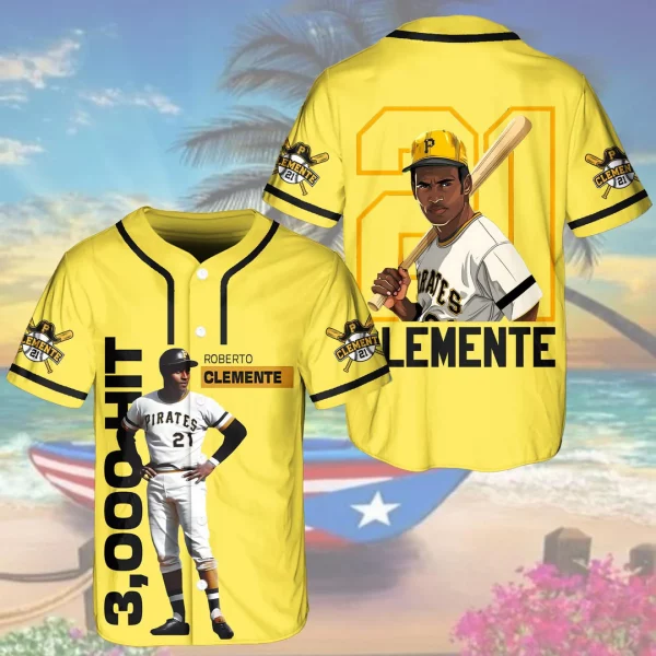 Roberto Clemente Puerto Rican Baseball Jersey