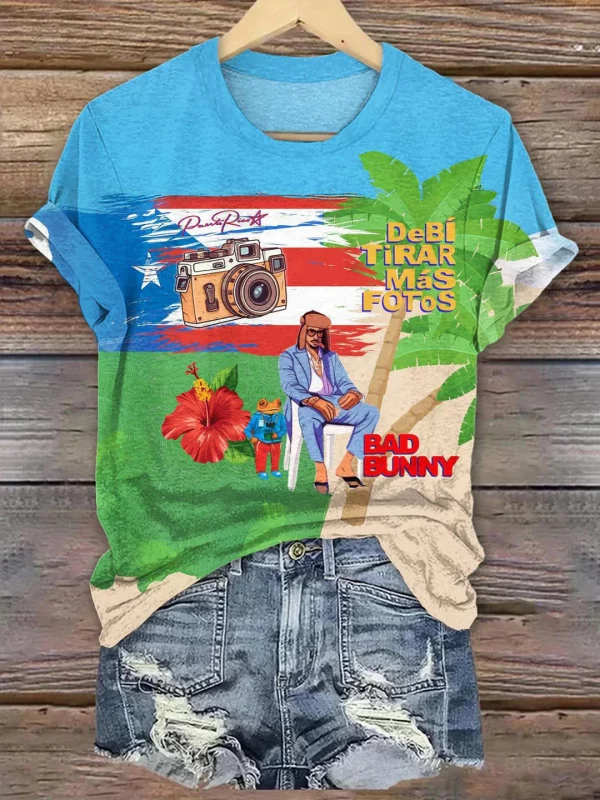 Bad Bunny Puerto Rico Unisex T-shirt Sweater Hoodie
