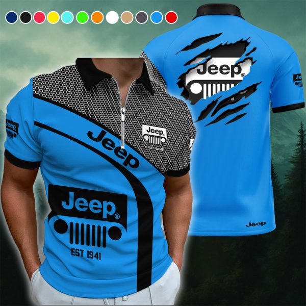 Jeep Lover Zipper Polo NN7099 - Image 11
