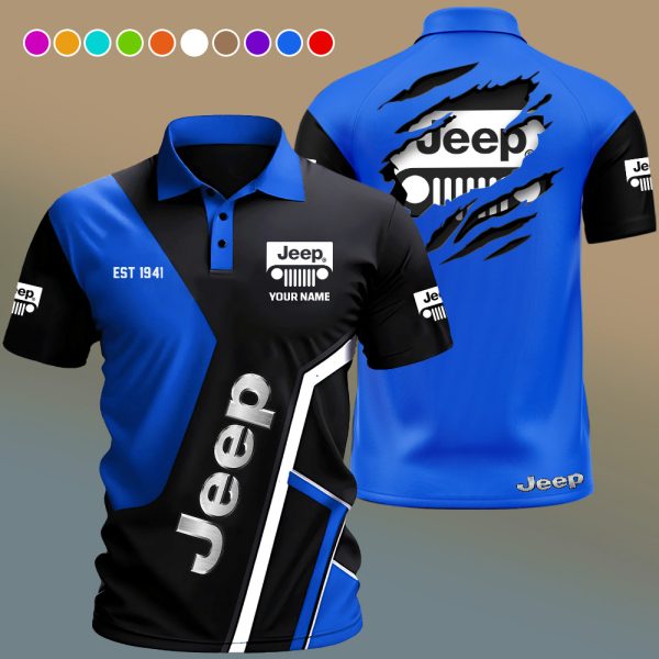 Jeep Lover Polo Shirt NN7068 - Image 9
