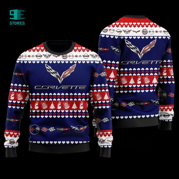 Corvette Limited 2025 Christmas Ugly Sweater Multi-Color Selection HLQ2 - Image 2