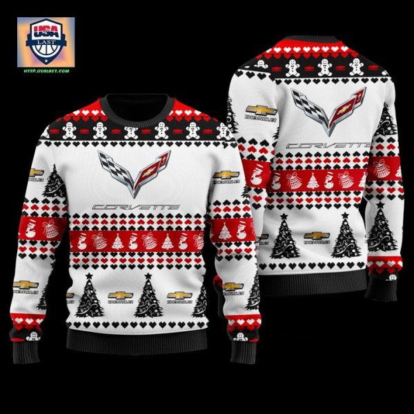 Corvette Limited 2025 Christmas Ugly Sweater Multi-Color Selection HLQ1 - Image 2