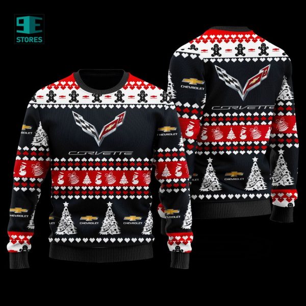 Corvette Limited 2025 Christmas Ugly Sweater Multi-Color Selection HLQ1 - Image 3