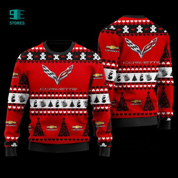 Corvette Limited 2025 Christmas Ugly Sweater Multi-Color Selection HLQ1