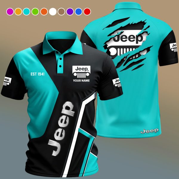 Jeep Lover Polo Shirt NN7068 - Image 3