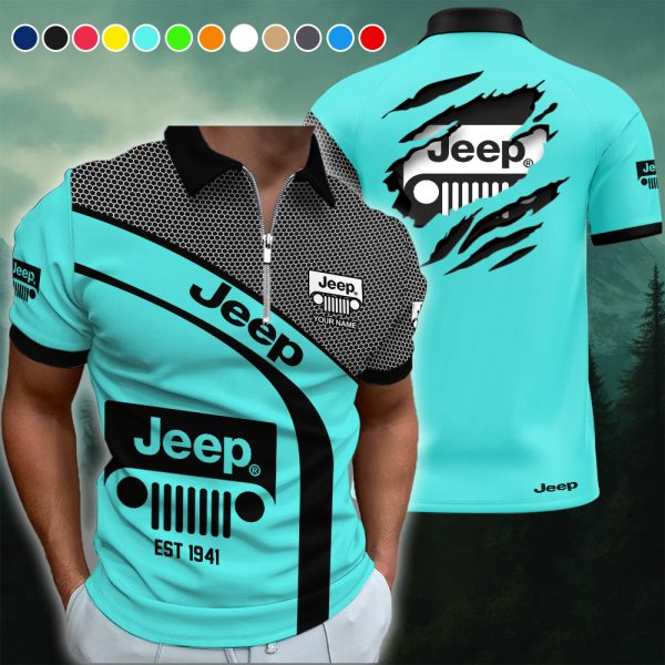 Jeep Lover Zipper Polo NN7099 - Image 4