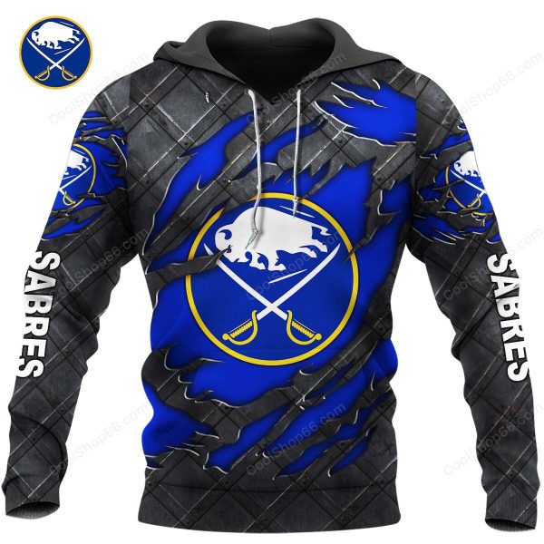 Buffalo Sabres Black Metal Design Shirt Hoodie 2025