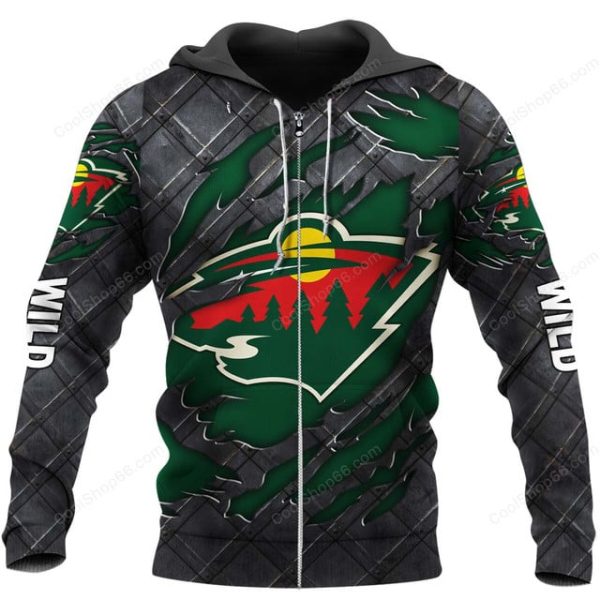 Minnesota Wild Black Metal Design Shirt Hoodie 2025 - Image 2