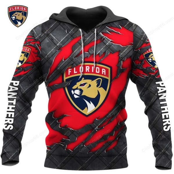 Florida Panthers Black Metal Design Shirt Hoodie 2025