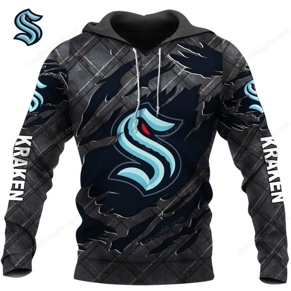 Seattle Kraken Black Metal Design Shirt Hoodie 2025