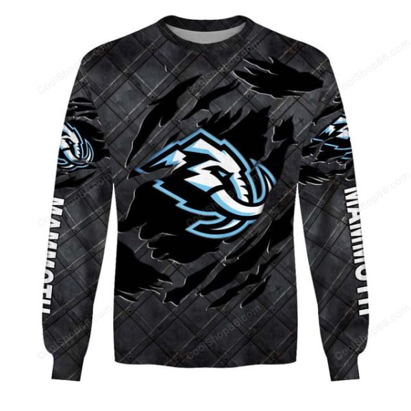 Utah Mammoth Black Metal Design Shirt Hoodie 2025 - Image 4