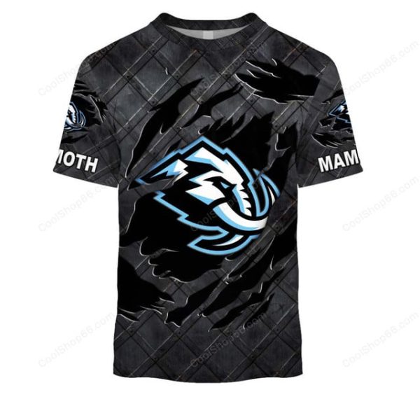 Utah Mammoth Black Metal Design Shirt Hoodie 2025 - Image 6