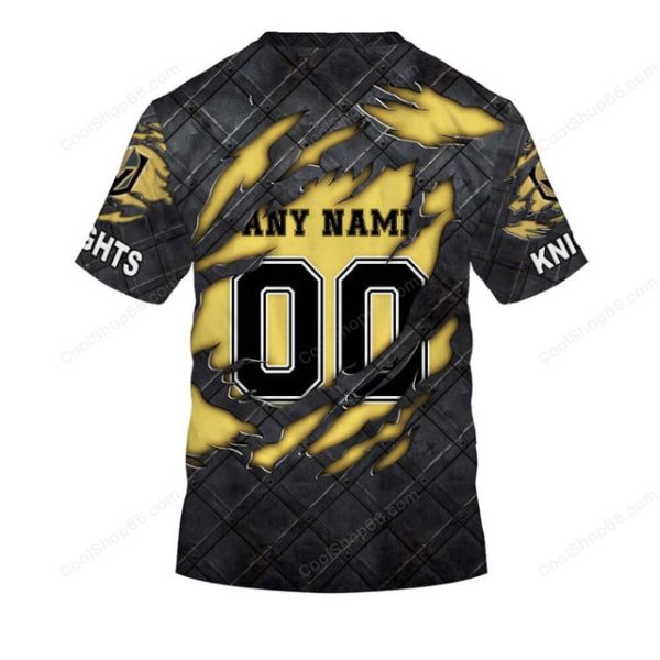 Vegas Golden Knights Black Metal Design Shirt Hoodie 2025 - Image 7