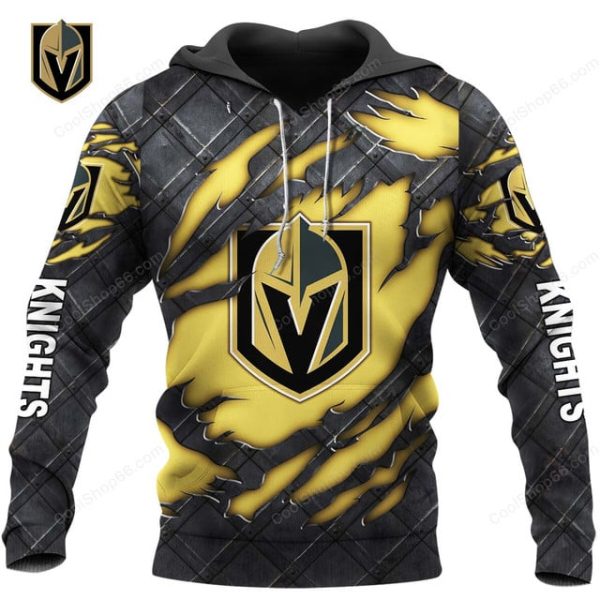 Vegas Golden Knights Black Metal Design Shirt Hoodie 2025
