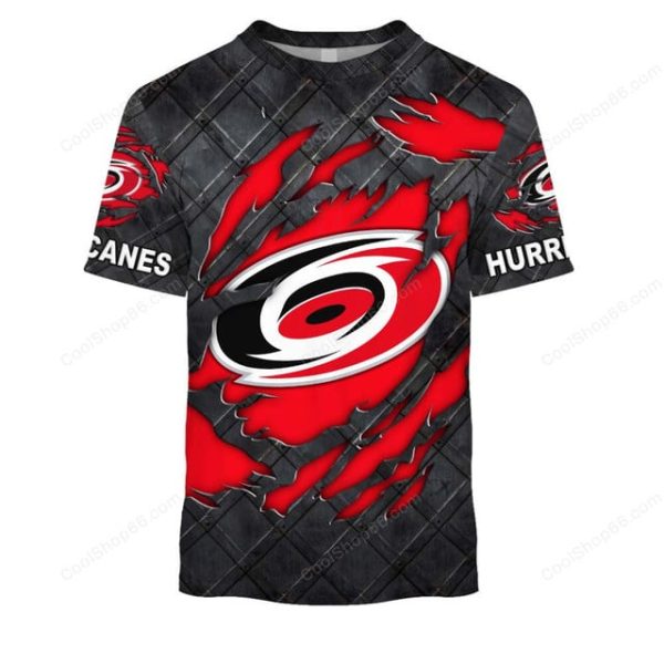 Carolina Hurricanes Black Metal Design Shirt Hoodie 2025 - Image 6