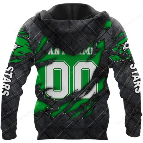 Dallas Stars Black Metal Design Shirt Hoodie 2025 - Image 3