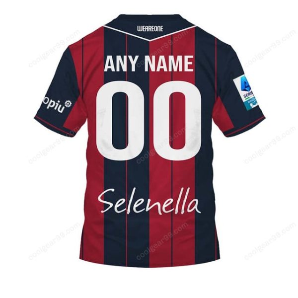 Bologna Fc 1909 Serie A 2526 Home Jersey Style Shirts T-Shirts - Image 2