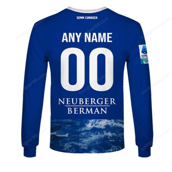 Como 1907  Serie A 2526 Home Jersey Style Shirts T-Shirts - Image 7