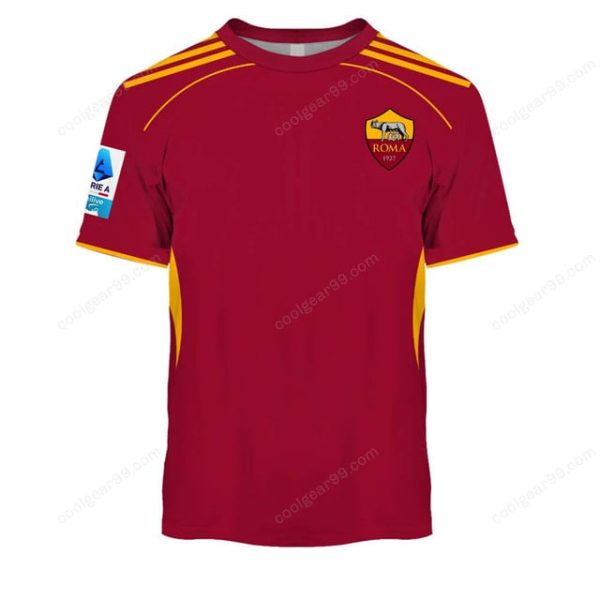 AS Roma Serie A 2526 Home Jersey Style Shirts Hoodie - Image 6