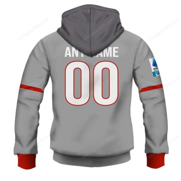 US Cremonese Serie A 2526 Home Jersey Style Shirts T-Shirts - Image 5