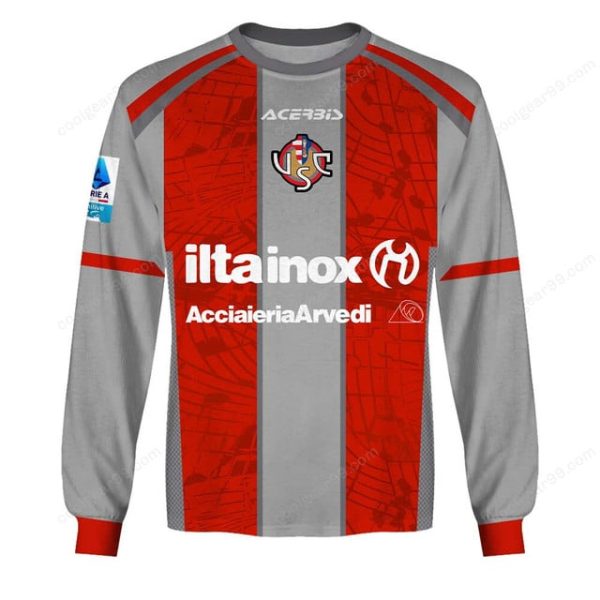 US Cremonese Serie A 2526 Home Jersey Style Shirts T-Shirts - Image 6