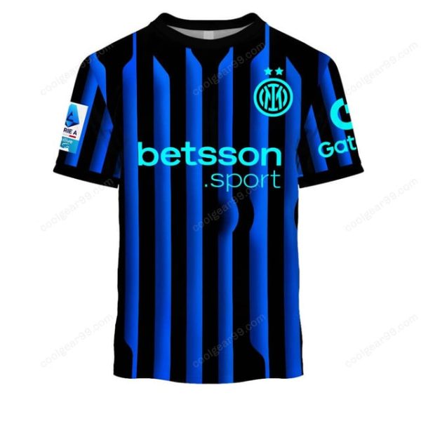 Inter Milan Serie A 2526 Home Jersey Style T-Shirts