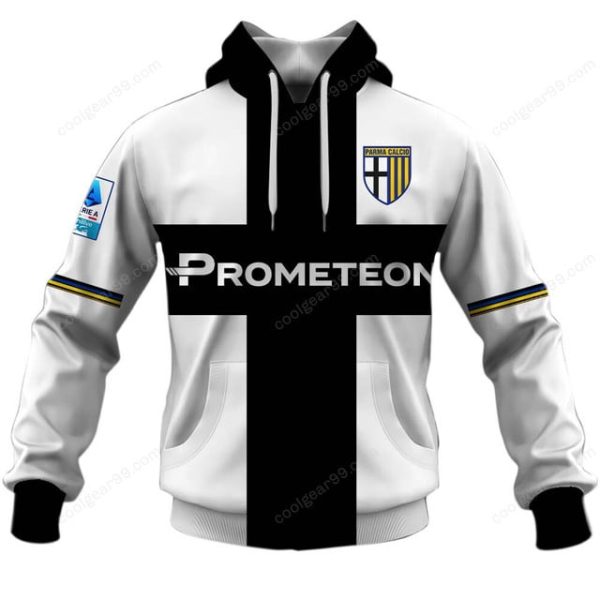 Parma Calcio 1913 Serie A 2526 Home Jersey Style Shirts T-Shirts - Image 4