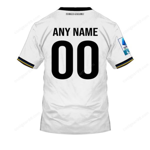 Parma Calcio 1913 Serie A 2526 Home Jersey Style Shirts T-Shirts - Image 2